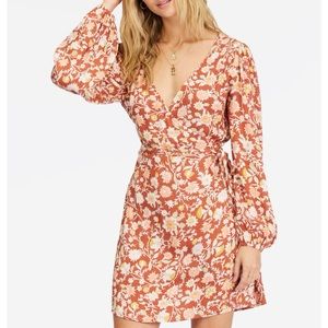 Billabong Spring Romance Mini Wrap Womens Dress